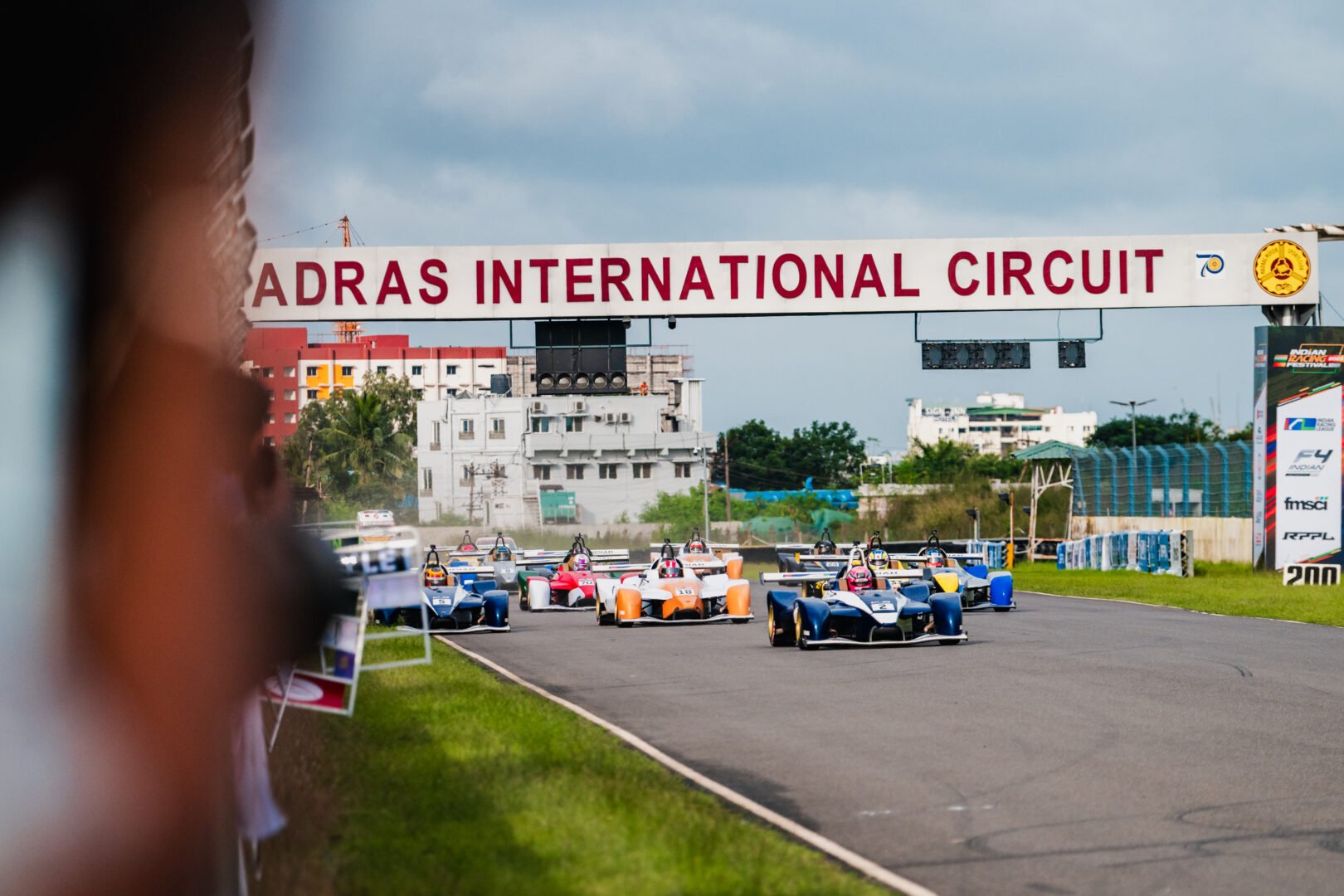 race start of Indian Race League at Madras International Circuit
