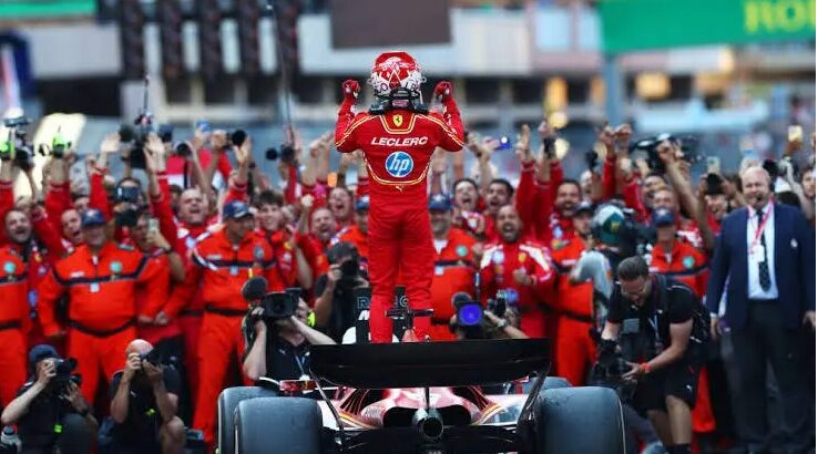 Charles Leclerc Wins in Monaco.