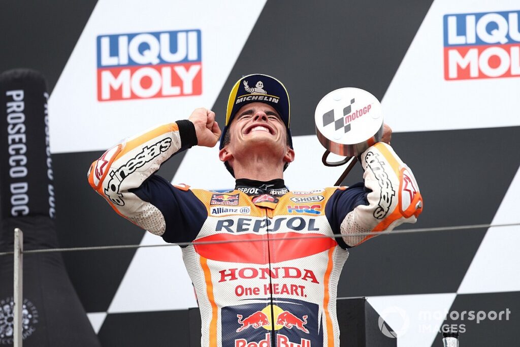 Marquez's last win in Sachsenring via MotoGP