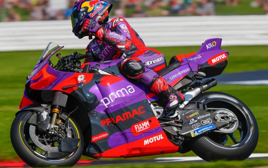 Jorge Martin on his bike