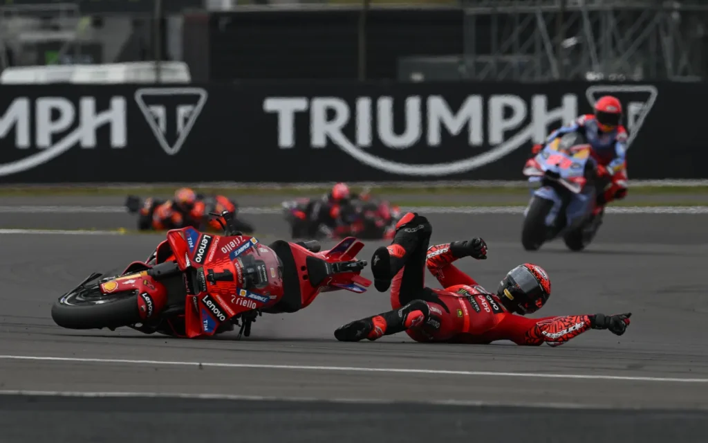 Francesco Bagnaia fell off in Sprint