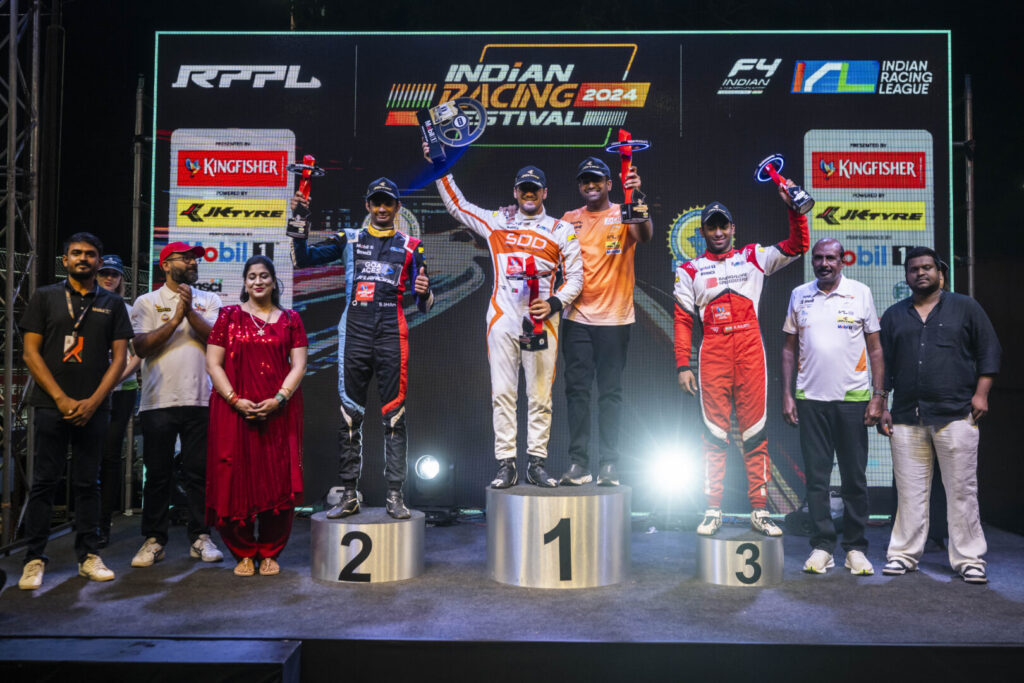 Indian Racing Festival 2024: Indian Motorsport shines in the beautiful night