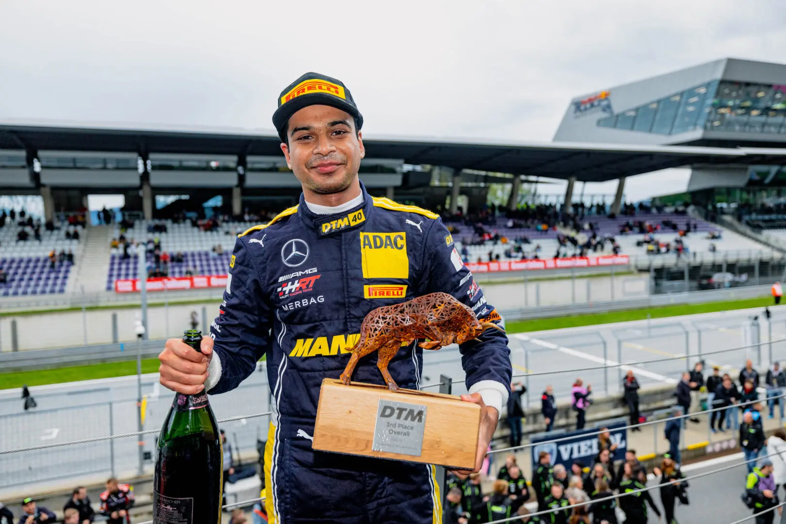 DTM Red Bull Ring: Arjun Maini's best weekend with Pole and 2 Podiums