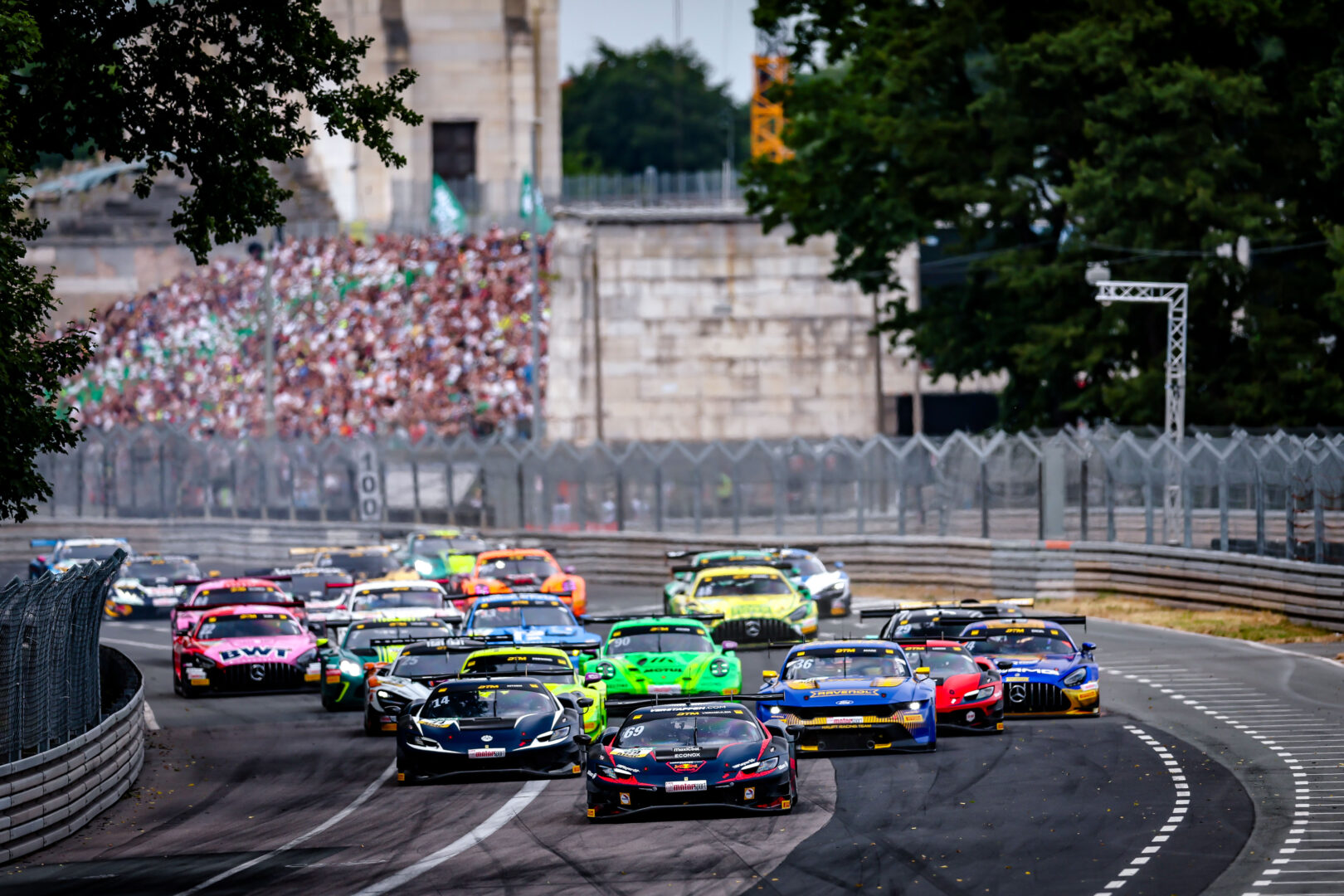 Start of DTM Race 2 in Norisring