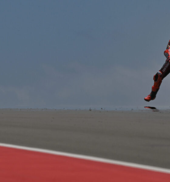 Marc Marquez at the MotoGP Grand Prix of Aragon.
