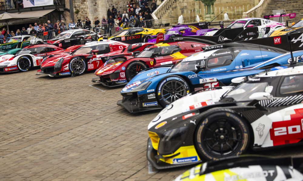 07 CONWAY Mike (gbr), KOBAYASHI Kamui (jpn), DE VRIES Nyck (ned), Toyota Gazoo Racing, Toyota GR010 - Hybrid, #7, Hypercar, action during the City Center Parade of the 24 Hours of Le Mans 2025, 4th round of the 2025 FIA World Endurance Championship, on June 7, 2025 in Le Mans, France - Photo Julien Delfosse / DPPI