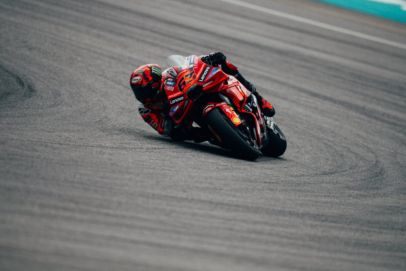 Bagnaia at the MotoGP Thai GP.