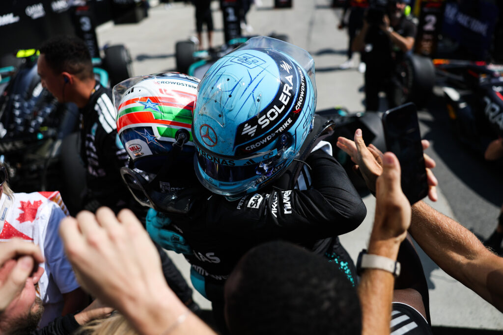 George Russell Takes The Flag At Canada, McLarens Collide, Antonelli On The Podium: Formula 1 in Montreal