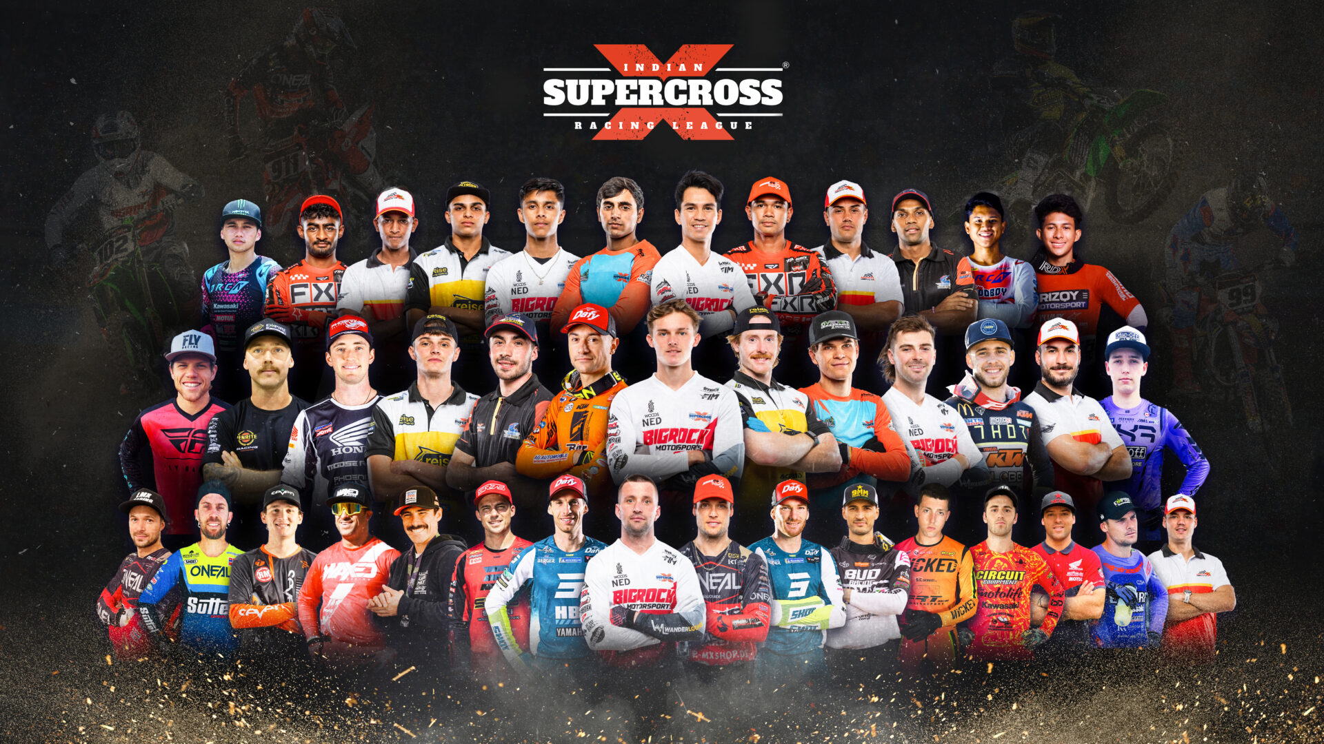Few of the driver who have registered for Indian Supercross Racing League Season 2