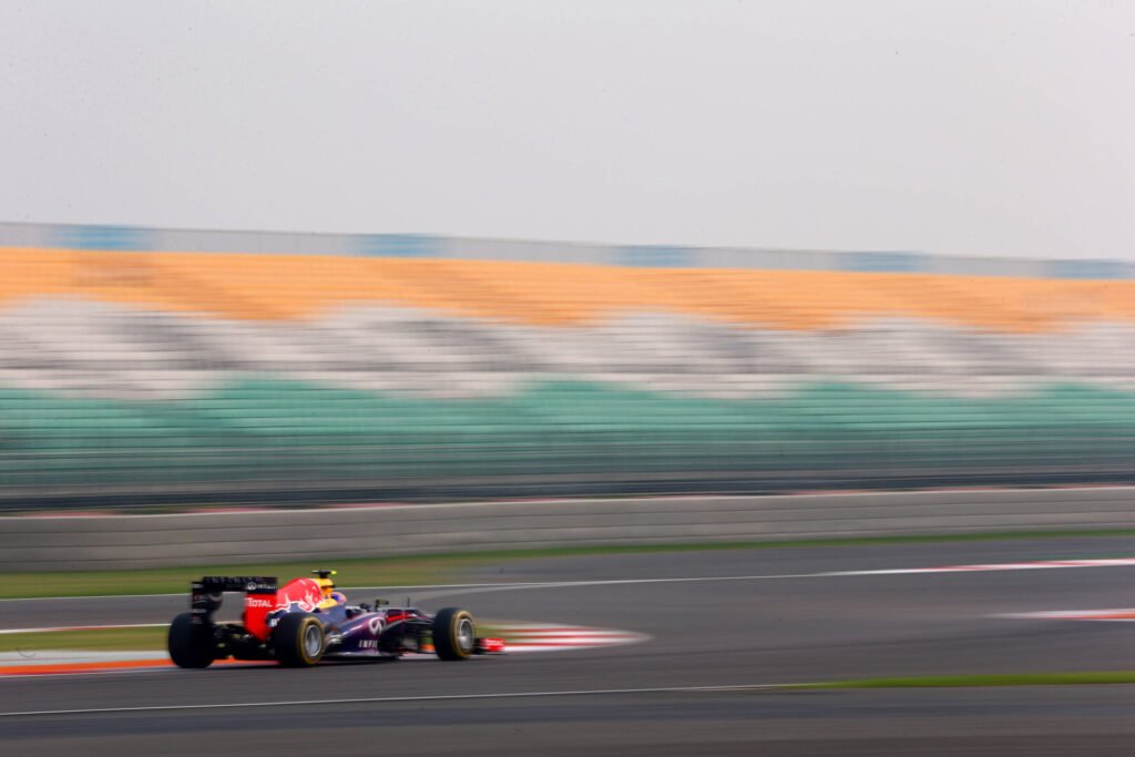 Mark Webber during the Indian GP Weekend