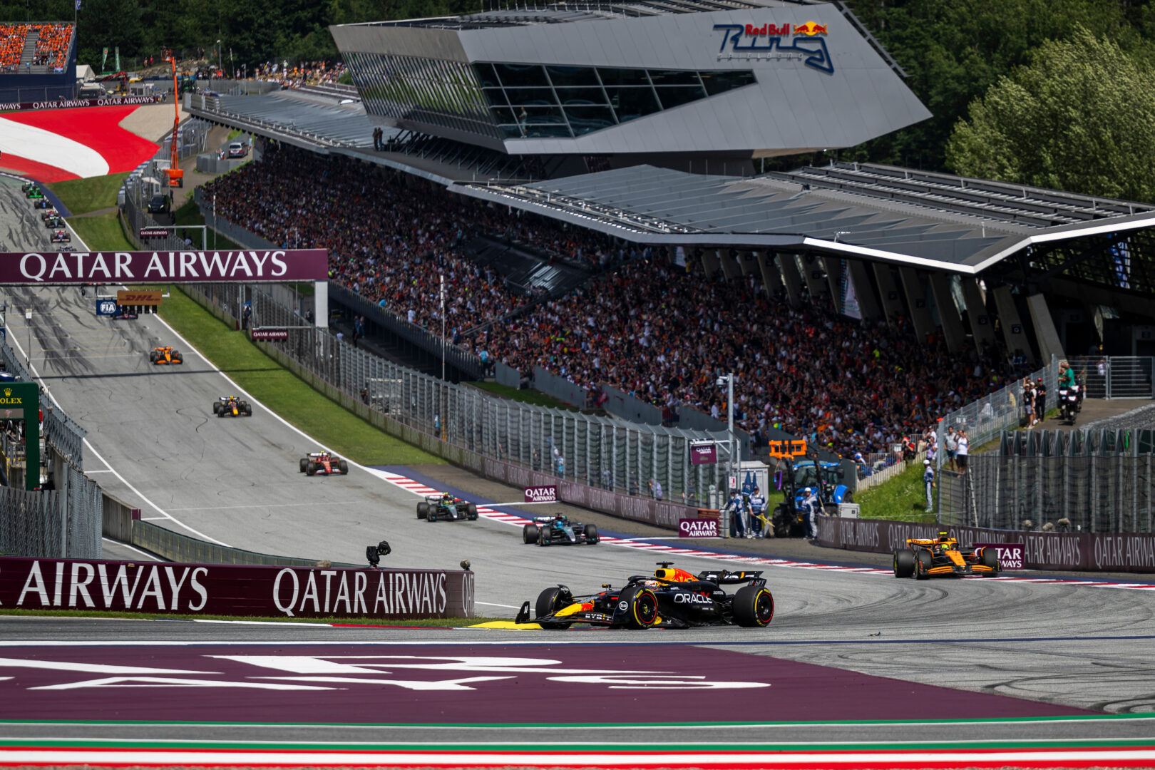 F1 during their visit to Red bull Ring in Austria in 2024