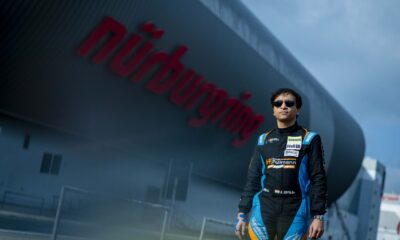 Akshay Gupta stands at Nurburgring