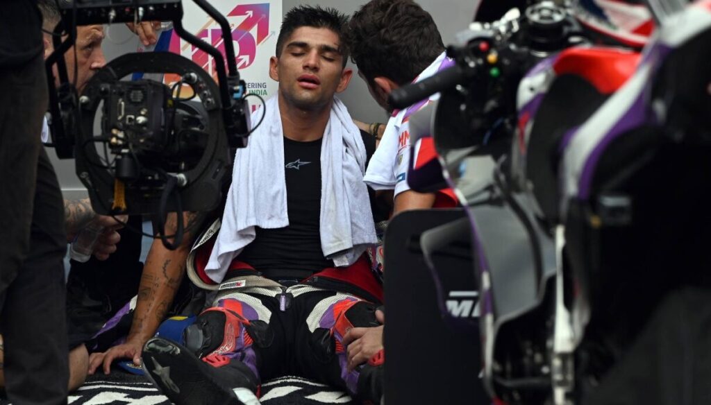 Jorge Martin after the Indian GP in 2023